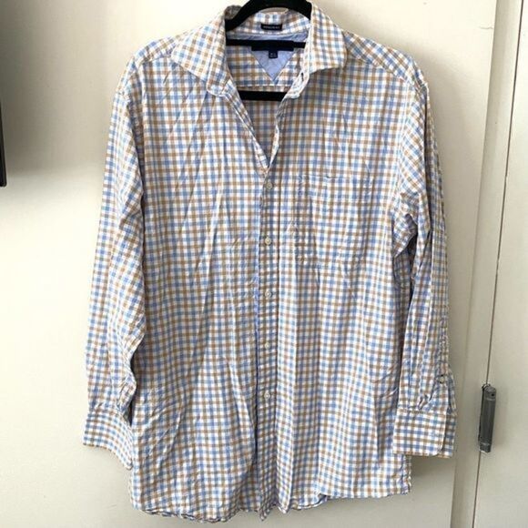 Tommy Hilfiger Checkered Button Up - Picture 1 of 5